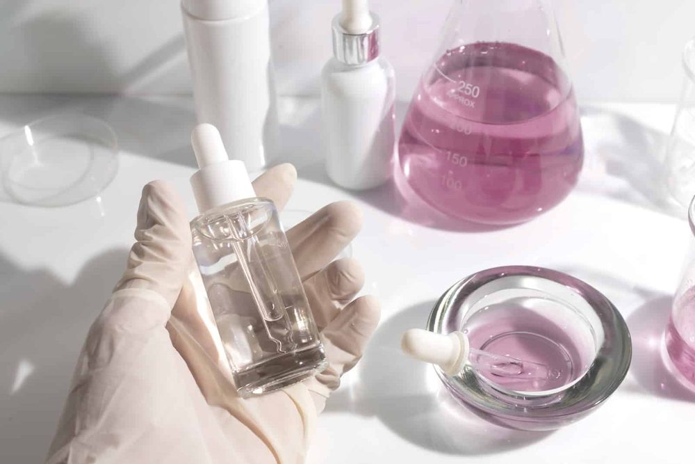 Cosmetics production line at the COLORCOS factory